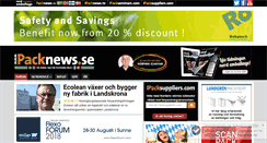 Desktop Screenshot of packnyheter.se